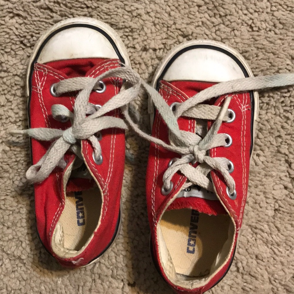 Red chucks! Super cute excellent condition